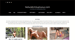 Desktop Screenshot of naturallyvoluptuous.com